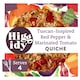 image 1 of Higgidy Tuscan-Inspired Red Pepper & Marinated Tomato Quiche with Smoky Aubergine 400g