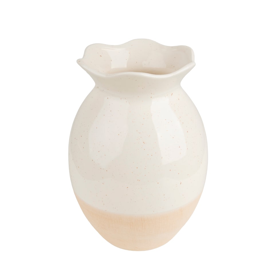 Candlelight Two Tone Ceramic Vase