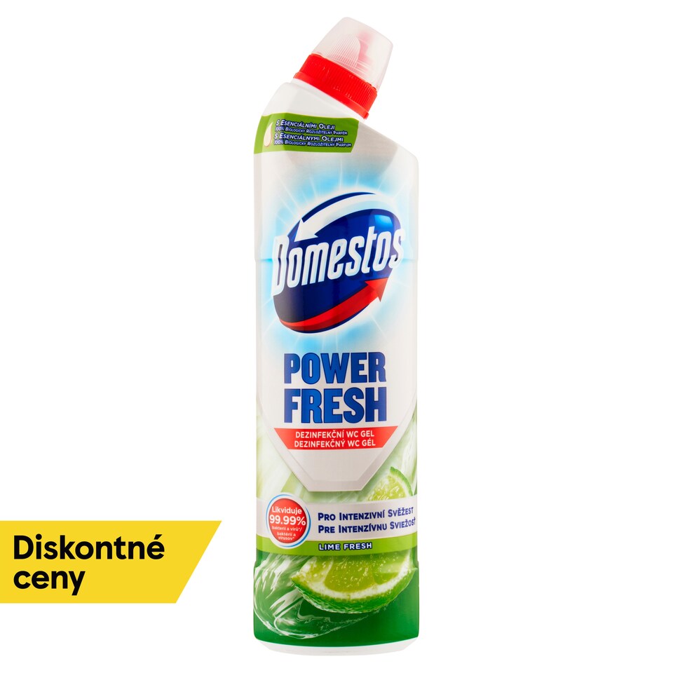 obrázok 1 z Domestos POWER FRESH Lime Fresh dezinfekčný WC gél 700 ml