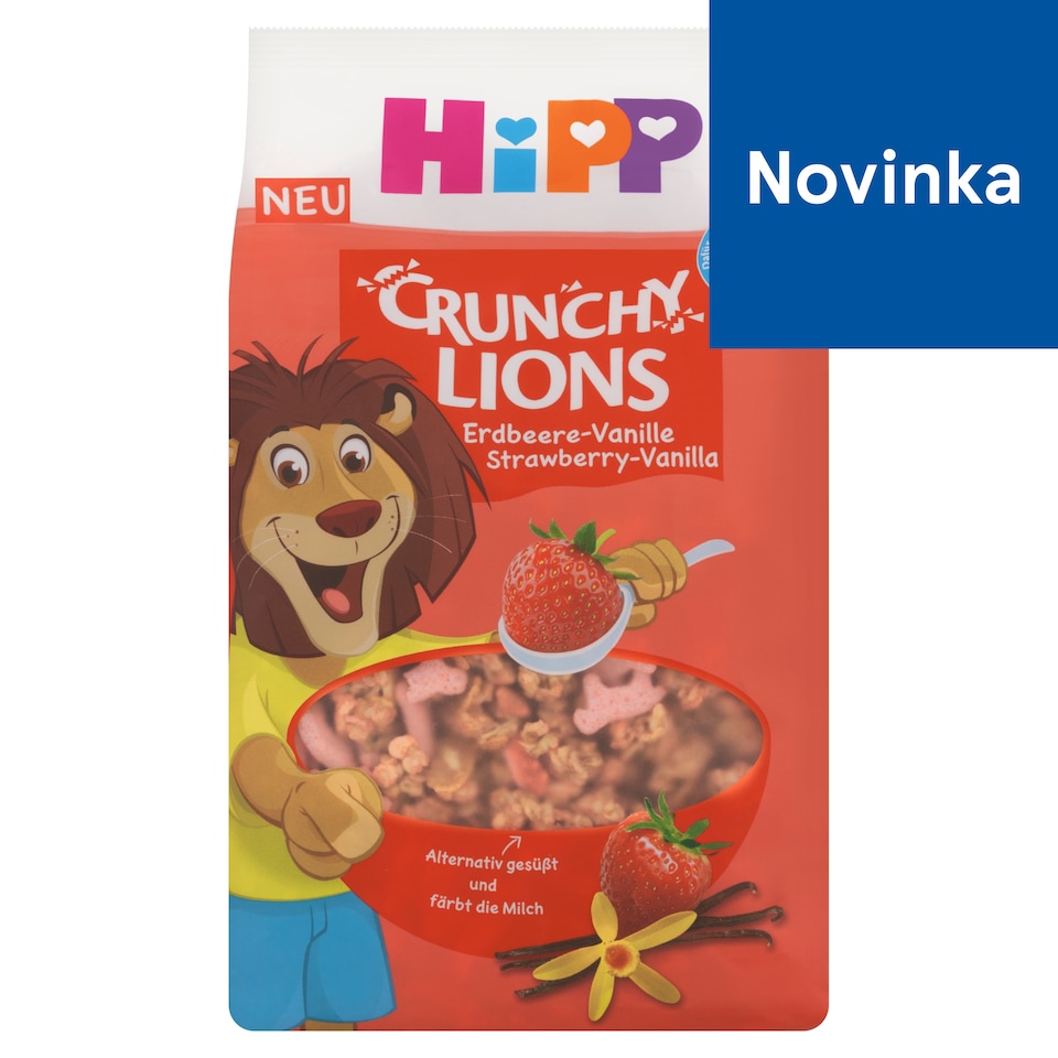 obrázok 1 z HiPP Lion bio chrumkavé müsli jahoda-vanilka 300 g