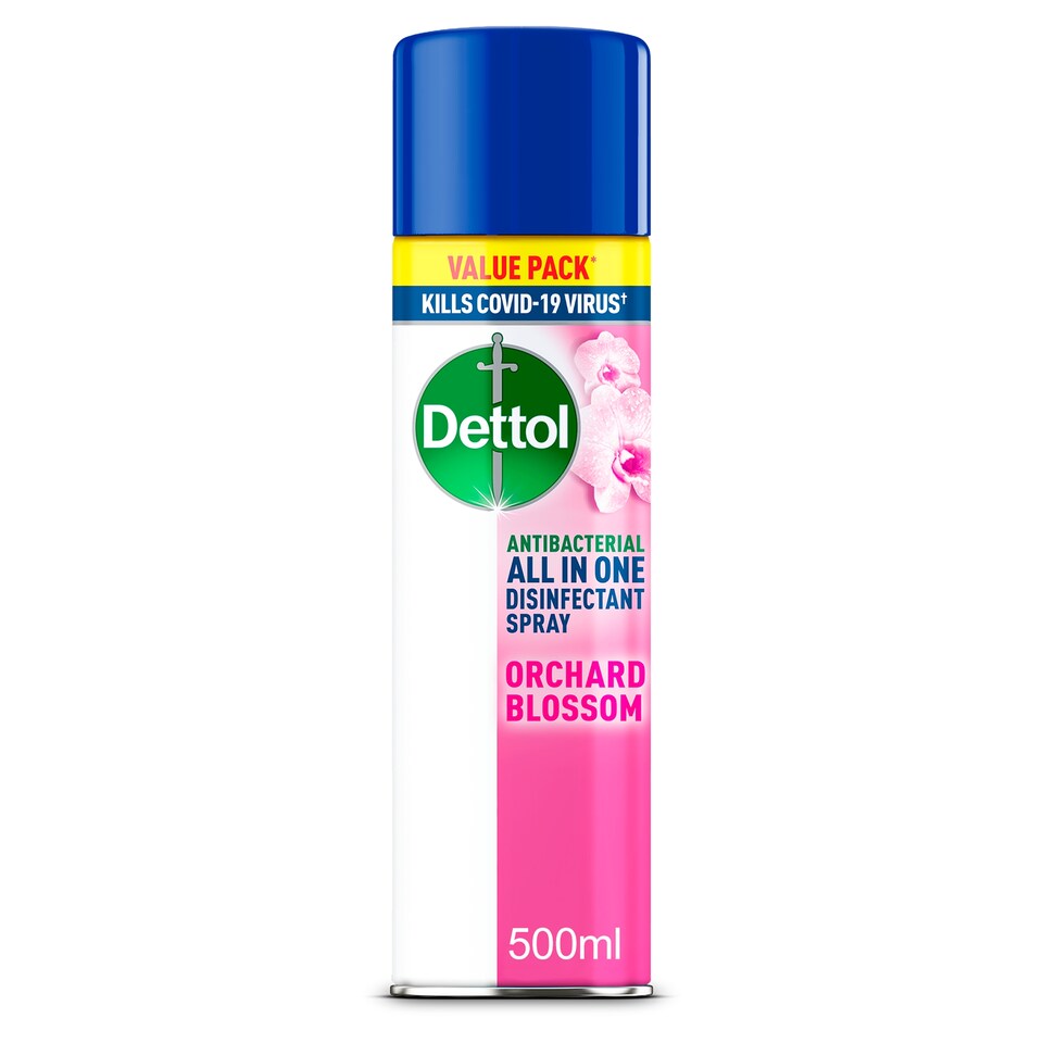 image 1 of Dettol All-in-One Antibacterial Spray Orchard Blossom 500ml