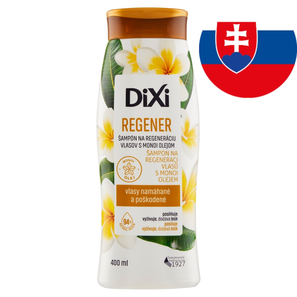 obrázok 1 z Dixi Regener šampón na regeneráciu vlasov s monoi olejom 400 ml