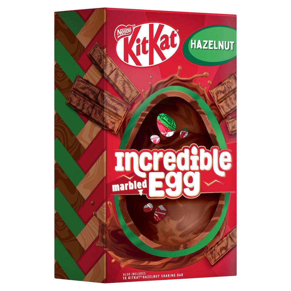 image 1 of Kit Kat Hazelnut Flavour Chocolate Easter Egg 379g