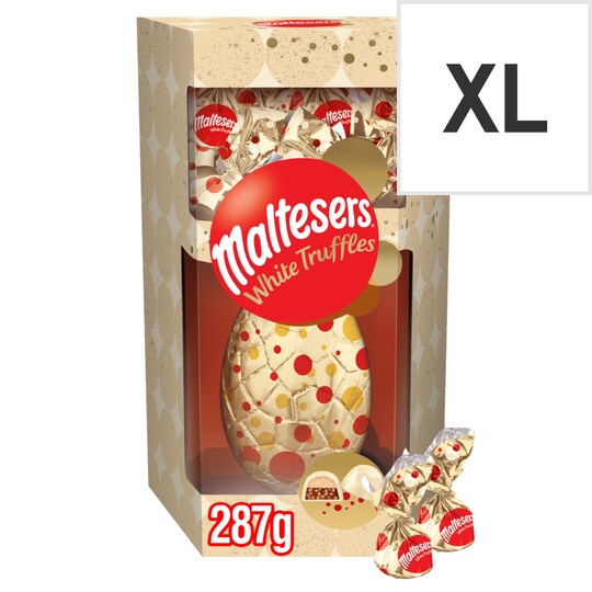 Maltesers White Chocolate Egg With White Truffles 287G Tesco Groceries