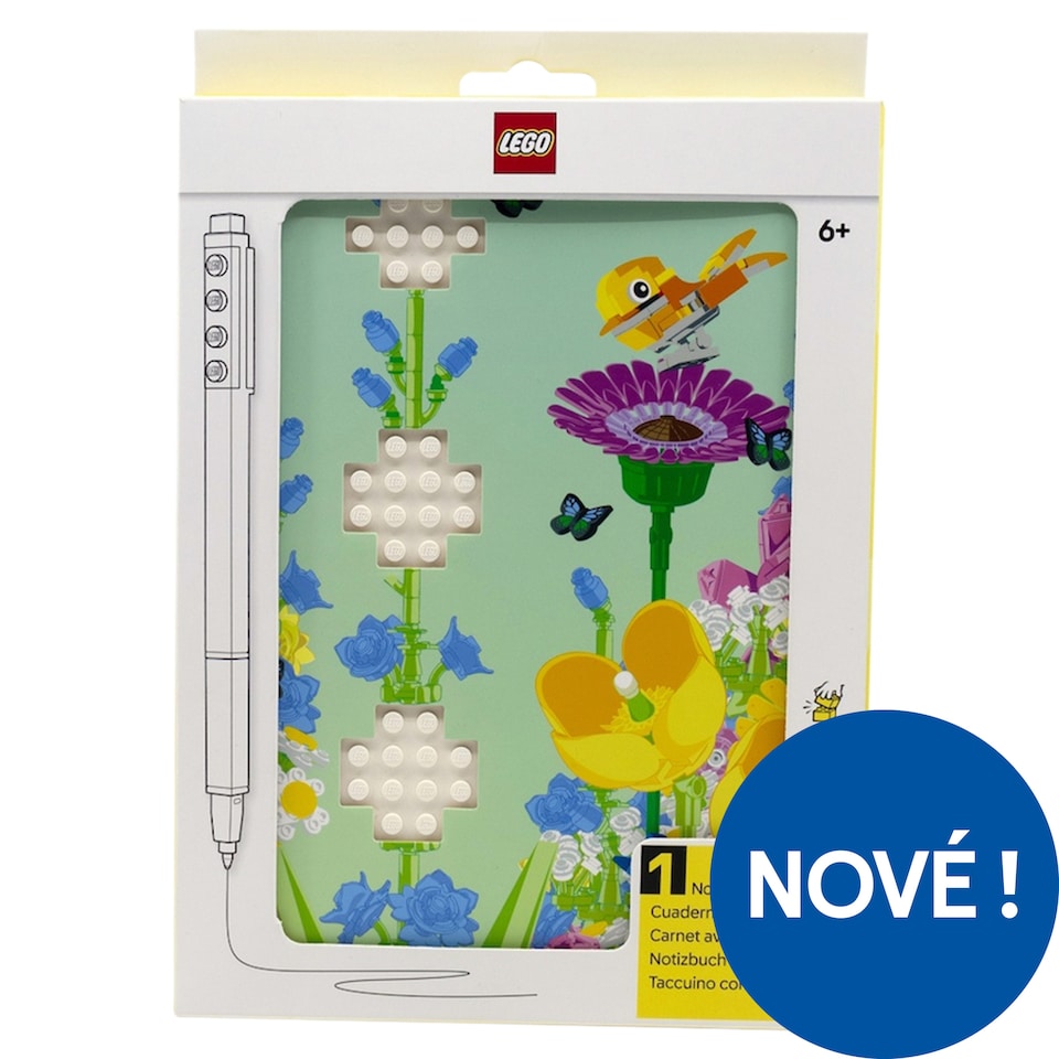 Obrázek 1 pro produkt Lego Botanical recyklovaný zápisník a gelové pero