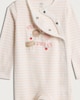 image 3 of F&F Baby 3-Pack Pure Cotton Printed Long Sleeved Sleepsuits in Pink