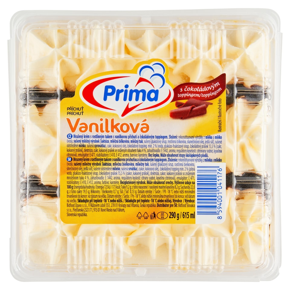 image 1 of Prima Vanilla Flavour with Chocolate Topping 615ml