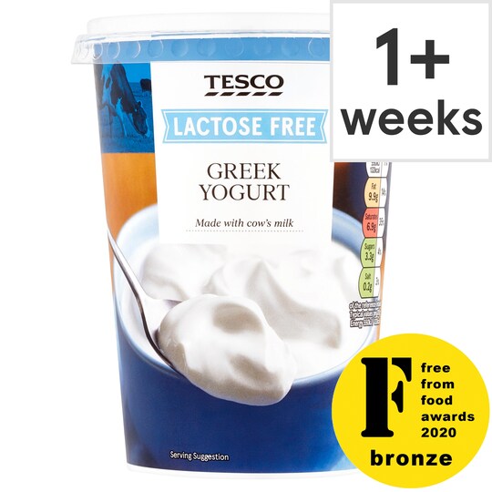 Tesco Lactose Free Greek Yogurt 400G Tesco Groceries