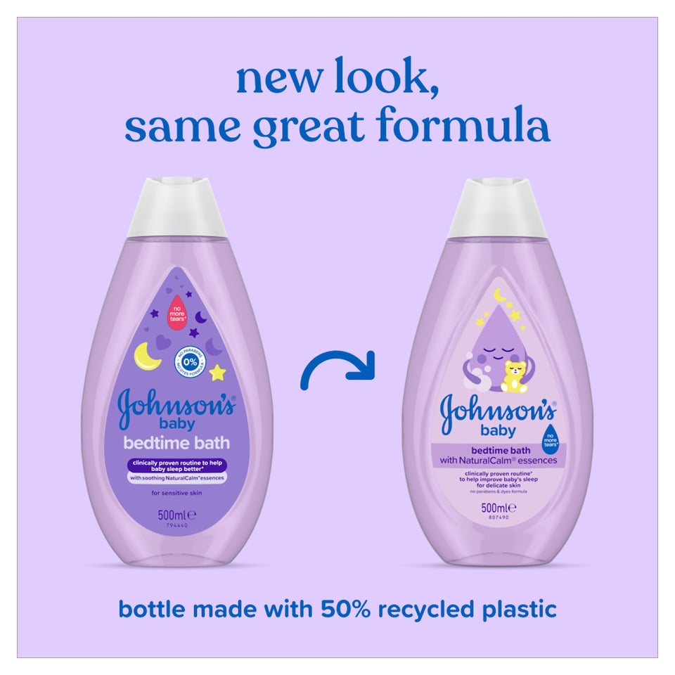 image 1 of Johnson's Baby Bedtime Bath Gentle Baby Bath 500ml