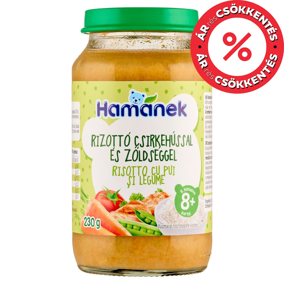 Hamánek Risotto with Chicken and Vegetables Baby Food 8+ Months 190 g