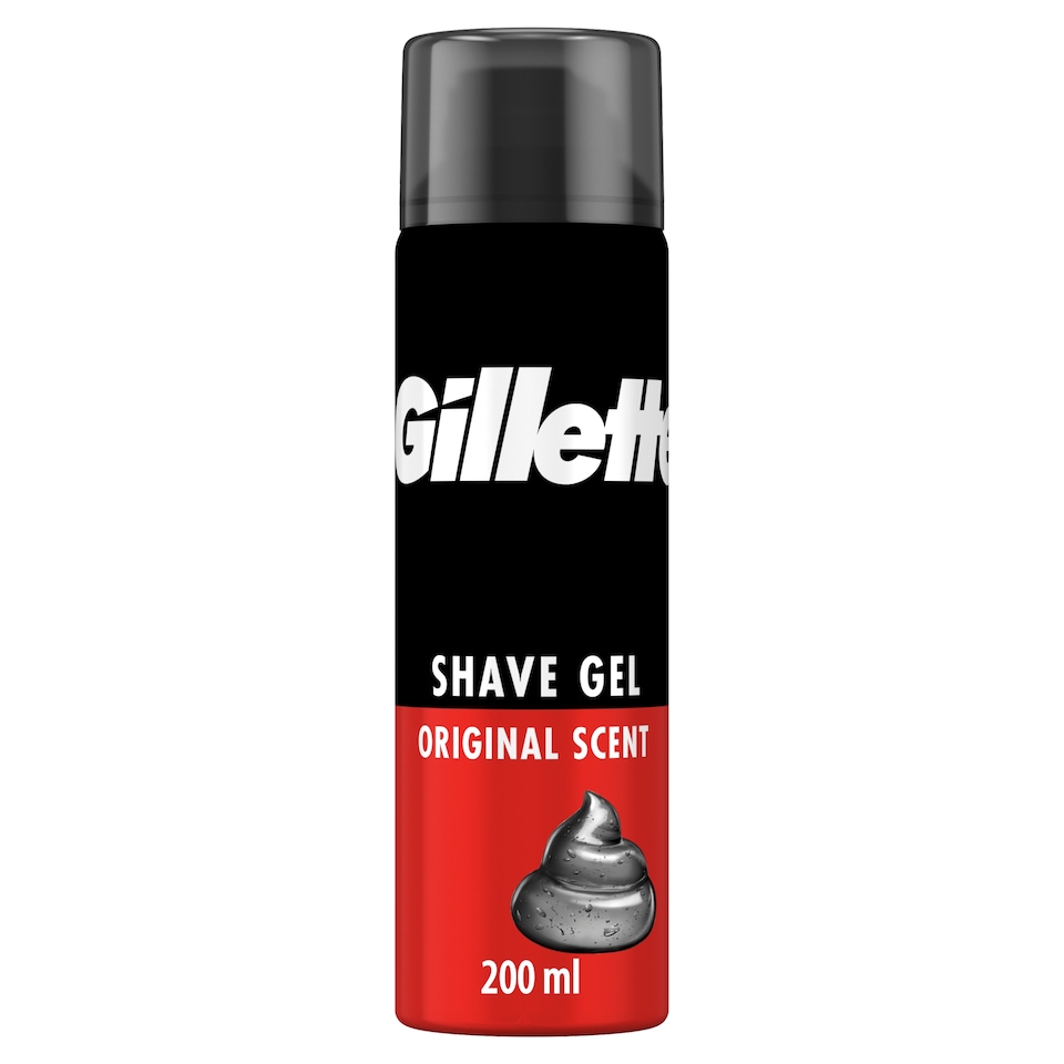 obrázok 1 z Gillette Classic Gél Na Holenie S Originálnou Vôňou, Rýchle A Ľahké Holenie, 200ml