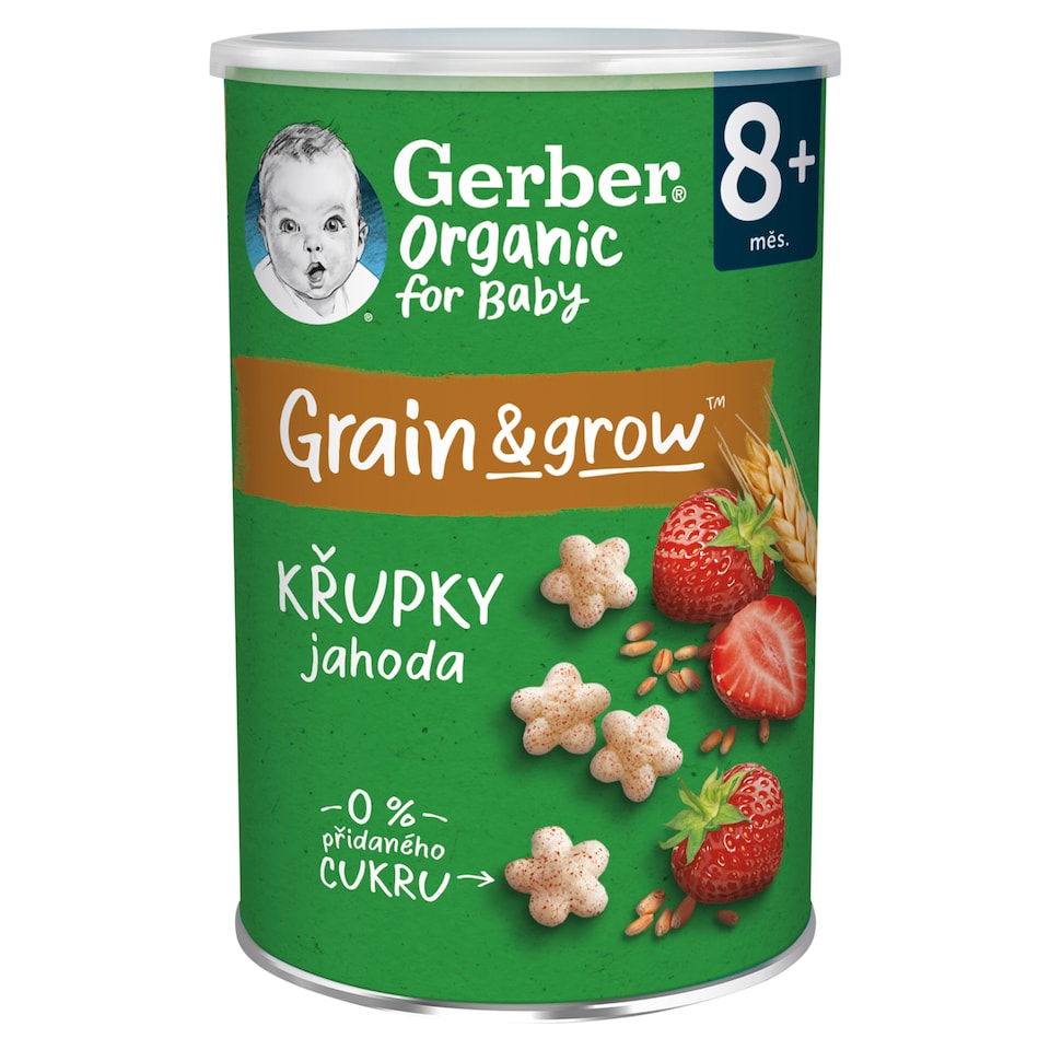 Obrázek 1 pro produkt GERBER Organic křupky jahodové 35g