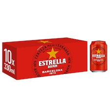 Estrella Damm Lager Beer 10 x 330ml