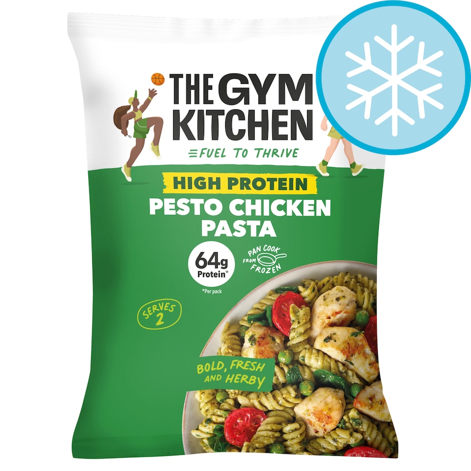 The Gym Kitchen High Protein Pesto Chicken Pasta 700g