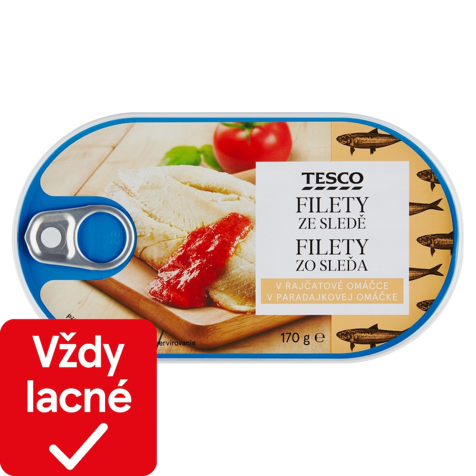 Tesco Herring Fillets in Tomato Sauce 170 g