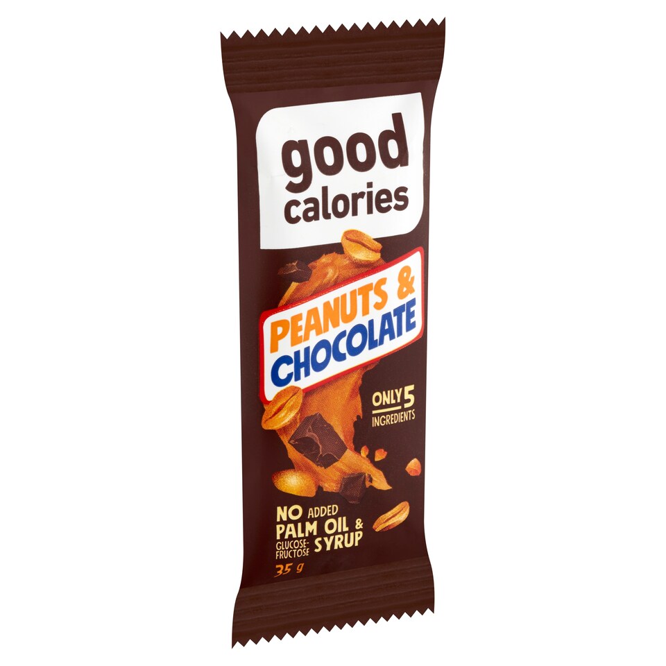 Good Calories datolyás miniszelet földimogyoróval és csokoládéval, hozzáadott édesítőszerrel 35 g  1. kép