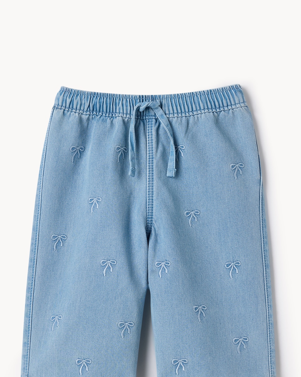 image 1 of F&F Baby 3-Piece Cotton Rich Embroidered Set in Blue