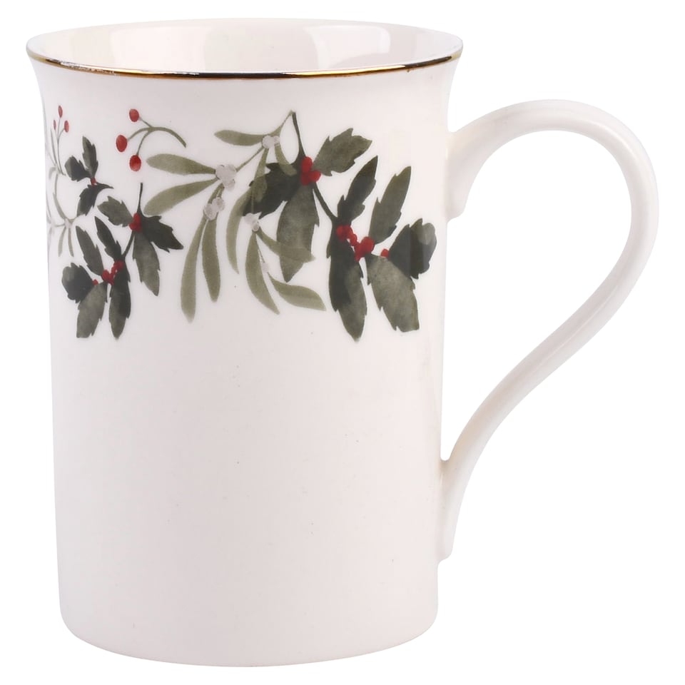 F&F Home Holly Fine China Mug