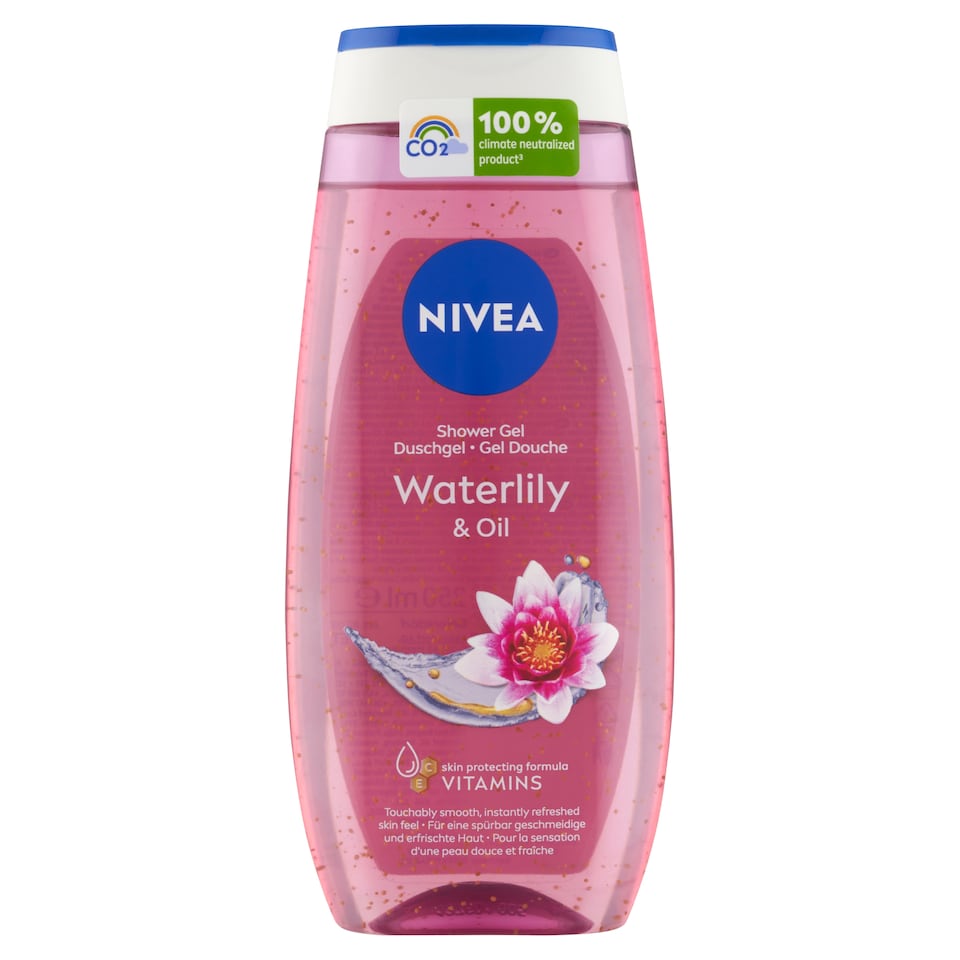NIVEA Waterlily & Oil frissítő hatású tusfürdő 250 ml  1. kép