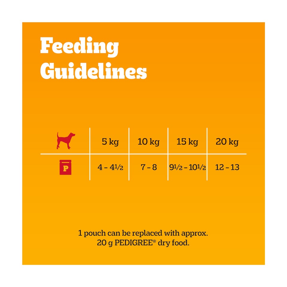 image 1 of Pedigree Adult Wet Dog Food Pouches Mixed in Gravy 40x100g