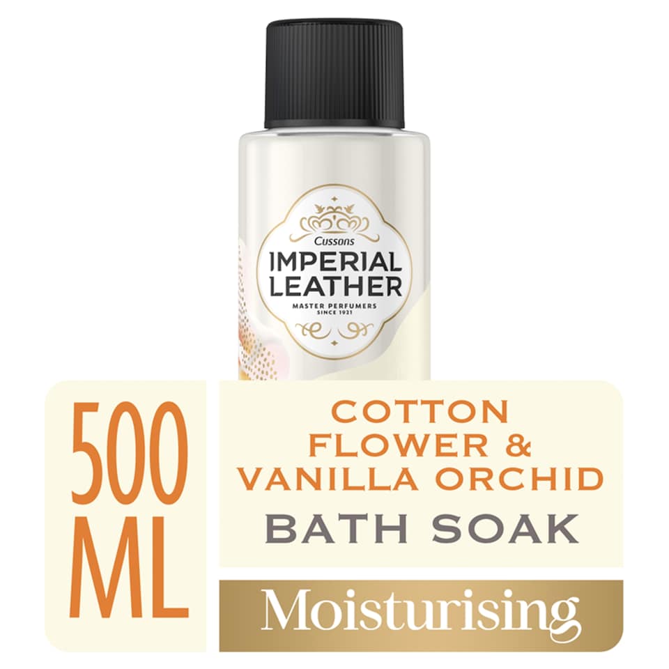 image 1 of Imperial Leather Cotton & Vanilla Bath Soak 500Ml