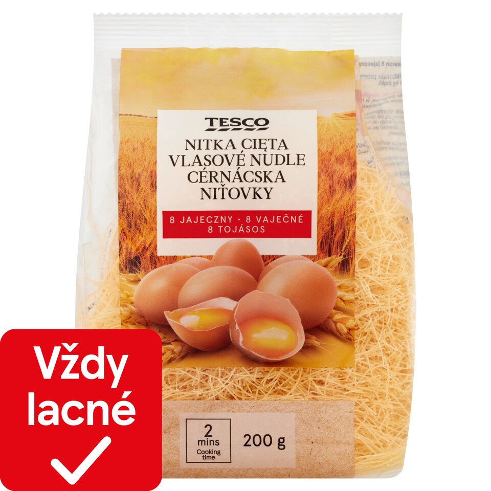 Tesco Niťovky 8 vaječné 200 g