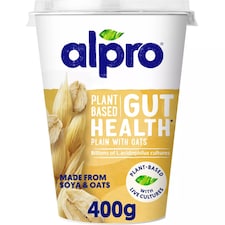 Alpro Gut Health Oats Natural Dairy Free Yoghurt Alternative 400g
