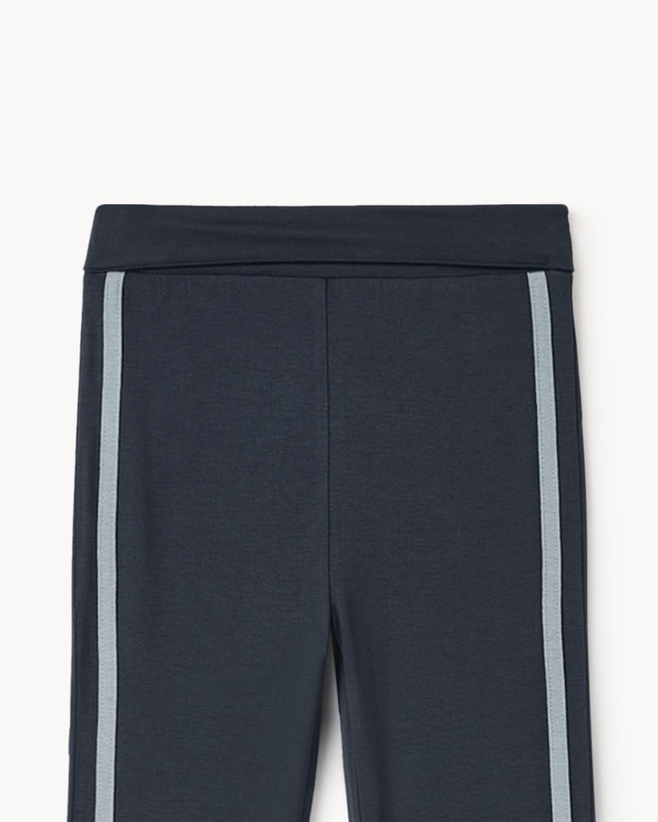 image 1 of F&F Active Girls Bow T-Shirt and Trousers Set in Blue