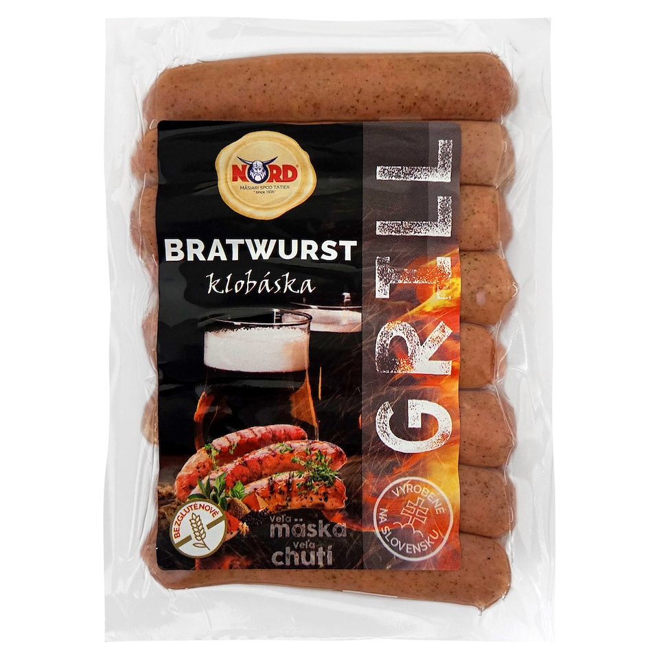 Nord Gril klobáska bratwurst 250 g