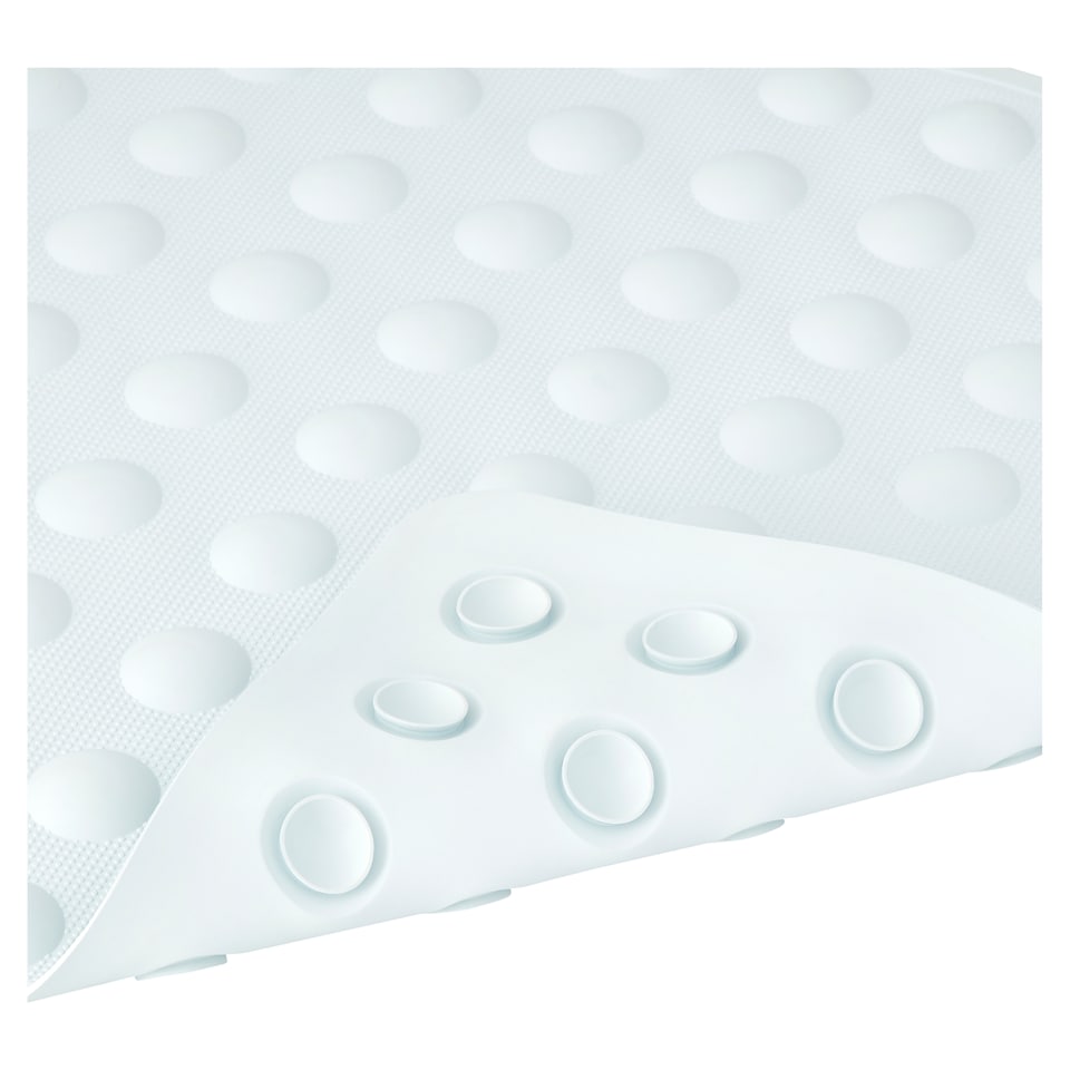 Tesco Home Rubber Bubble fehér fürdőkádszőnyeg 40 cm x 70 cm 1. kép