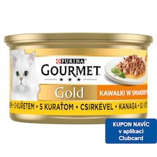 GOURMET GOLD Sauce Delight Canned Food for Cats Chicken in Sauce 85g