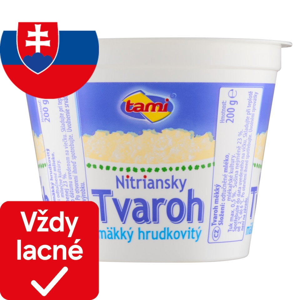obrázok 1 z Tami Nitriansky tvaroh mäkký hrudkovitý 200 g