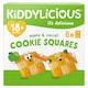 image 1 of Kiddylicious Apple & Carrot Cookie Squares 6x24g
