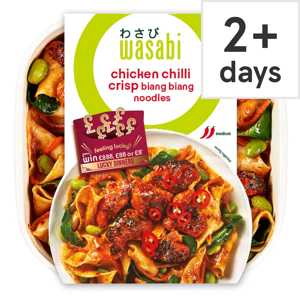 Wasabi Chicken Chilli Crisp Biang Biang Noodles 400G