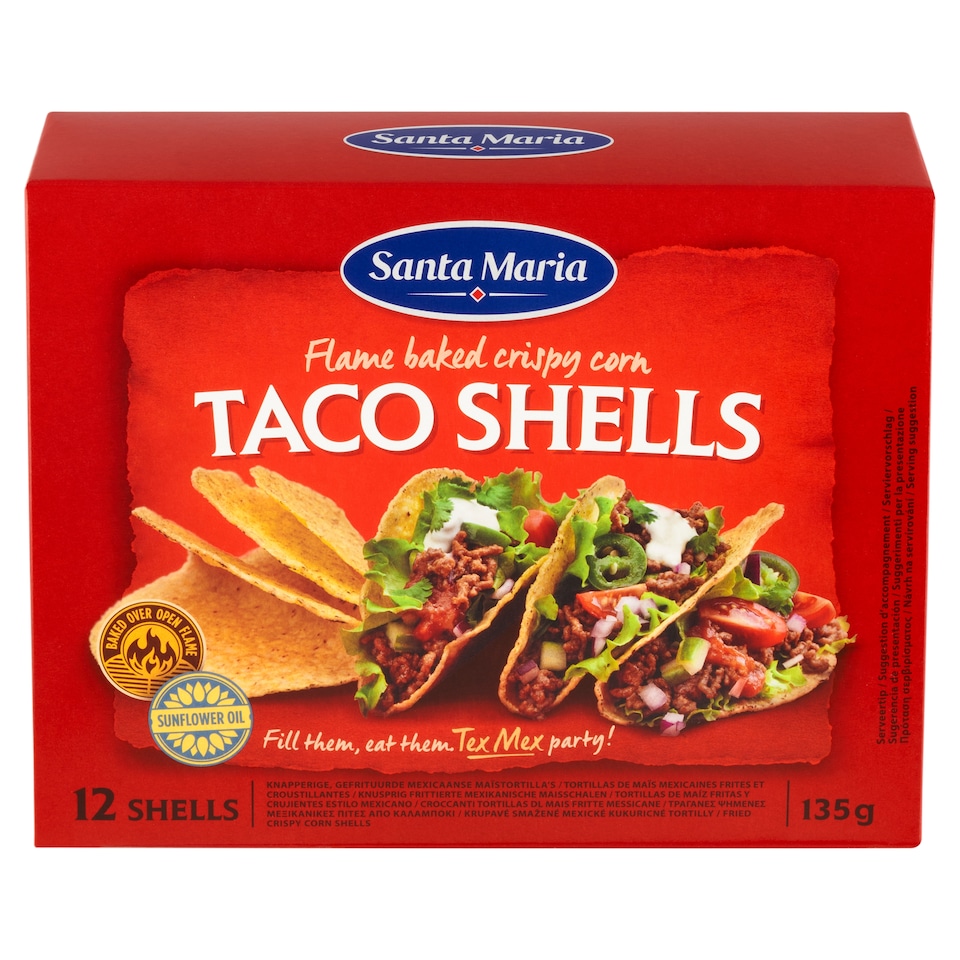Santa Maria Crispy Fried Corn Tortillas 12 pcs 135 g