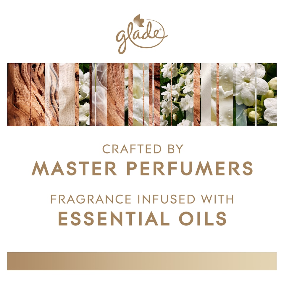 image 1 of Glade Candle Sandalwood and Jasmine 112G