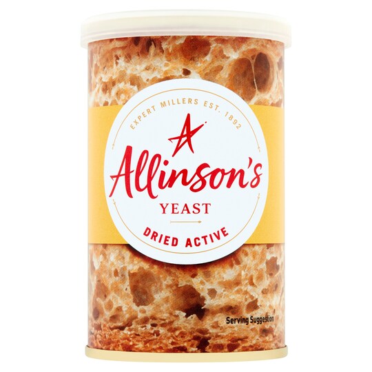 Allinson Dried Active Baking Yeast 125G Tesco Groceries