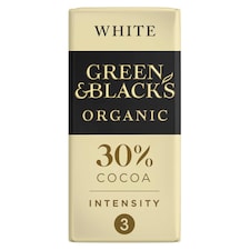 Green & Black's Organic White Chocolate 90G