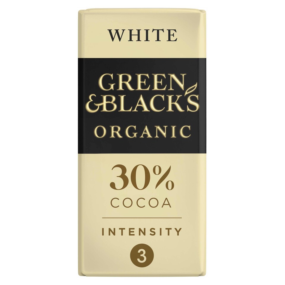 image 1 of Green & Black's Organic White Chocolate 90G