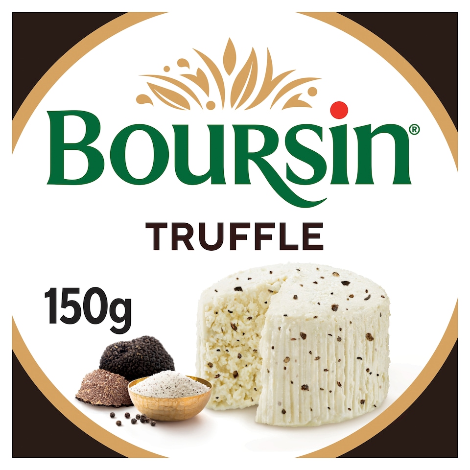 image 1 of Boursin Truffle Flavoured Soft Cheese 150g