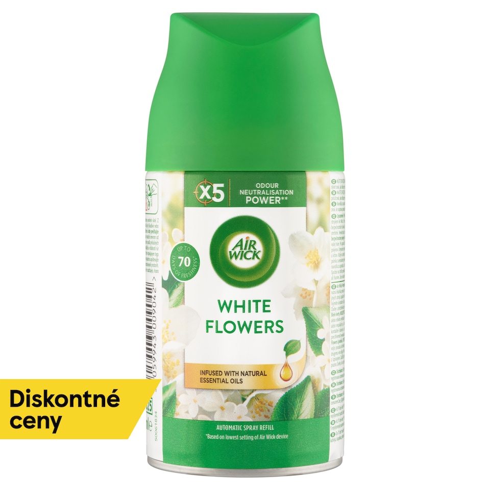 obrázok 1 z Air Wick Freshmatic Náplň do osviežovača vzduchu biele kvety 250 ml
