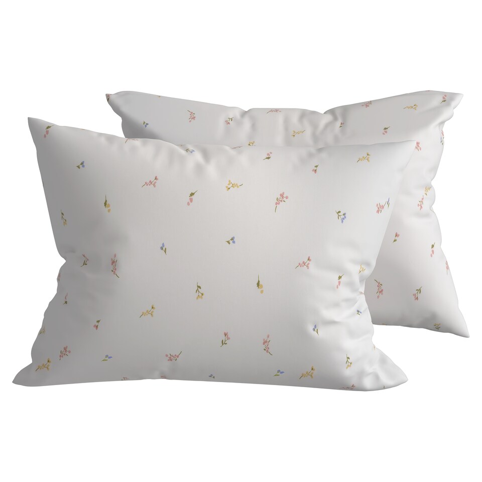F&F Home 100% Cotton Ditsy Floral Pillowcase pair