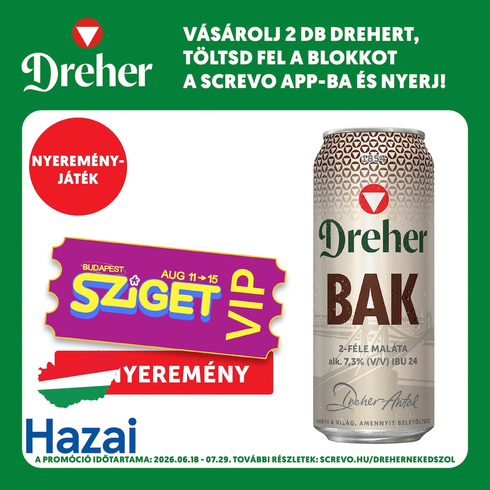 Dreher Bak Premium Dark Beer 7,3% 0,5 l