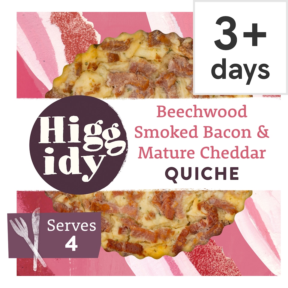 image 1 of Higgidy Bacon & Cheddar Quiche 400G