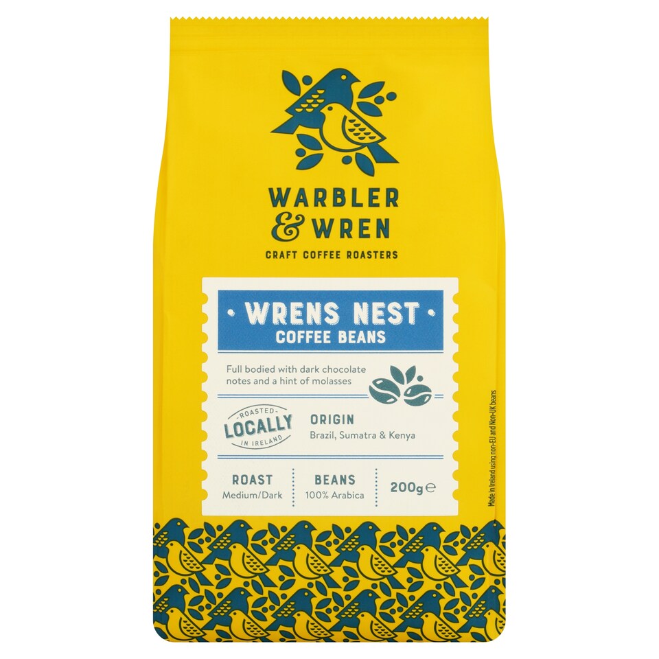 Warbler & Wren Wrens Nest Ground Coffee 200g