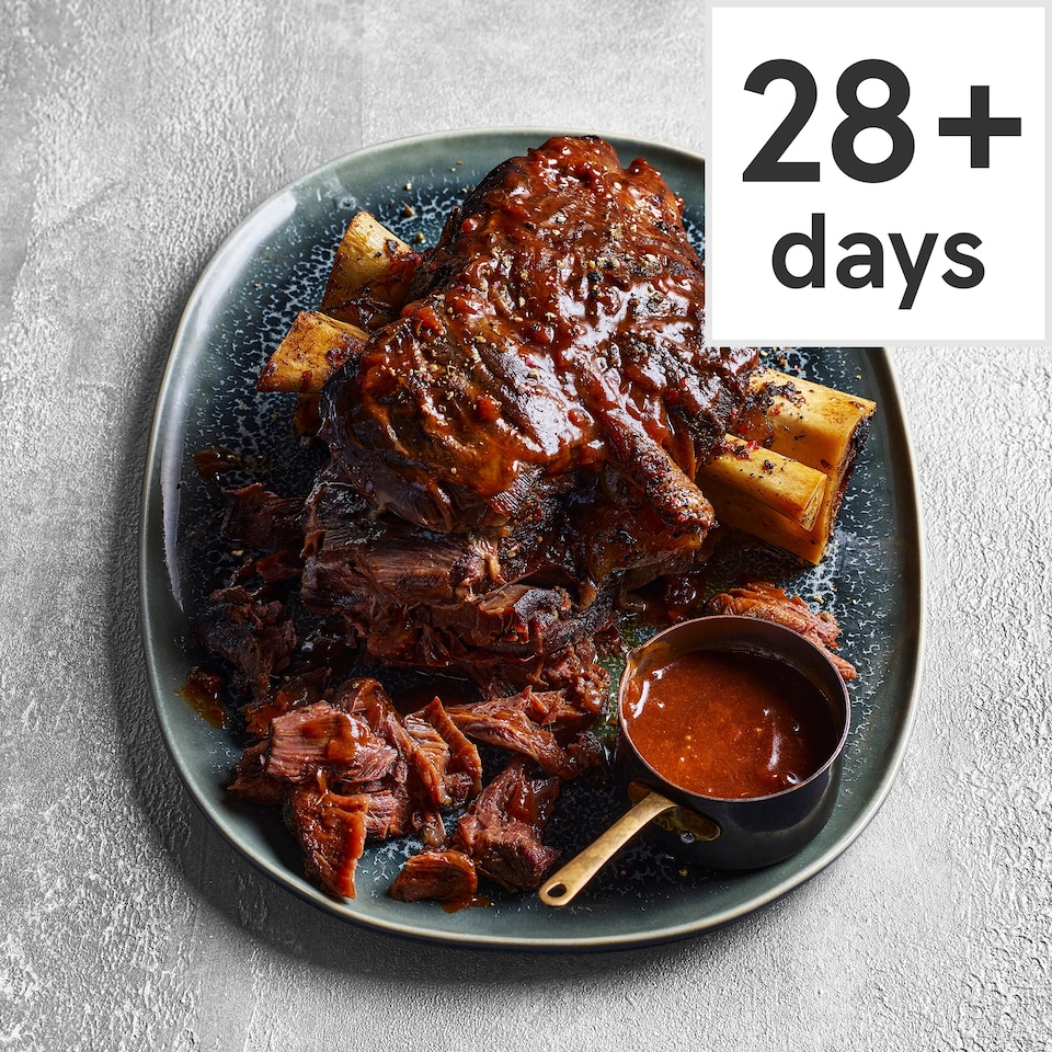 35. Tesco Finest Slow Cooked Bone-in Beef Shin with Bordelaise Sauce 2.815kg (Serves 8)
