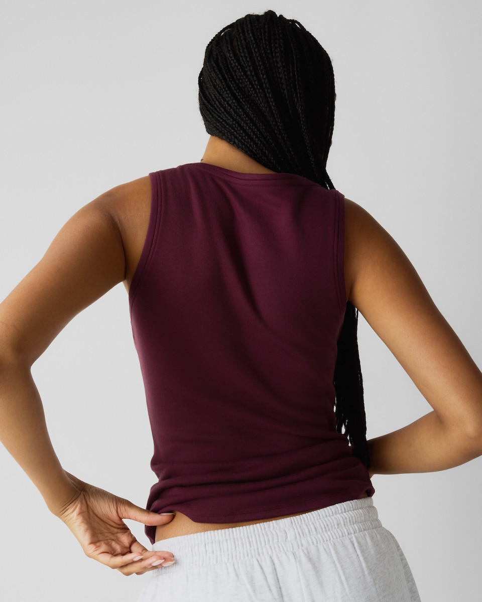 image 1 of F&F WARMPLUS™ Medium Warmth Thermal Vest in Purple