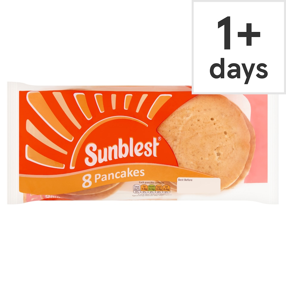 Sunblest Pancakes 8 Pack