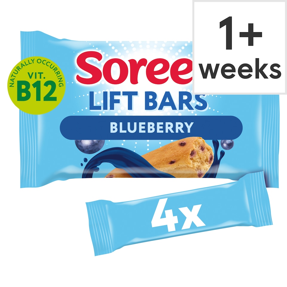 Soreen Lift Bars - Blueberry 4 Pack 168g
