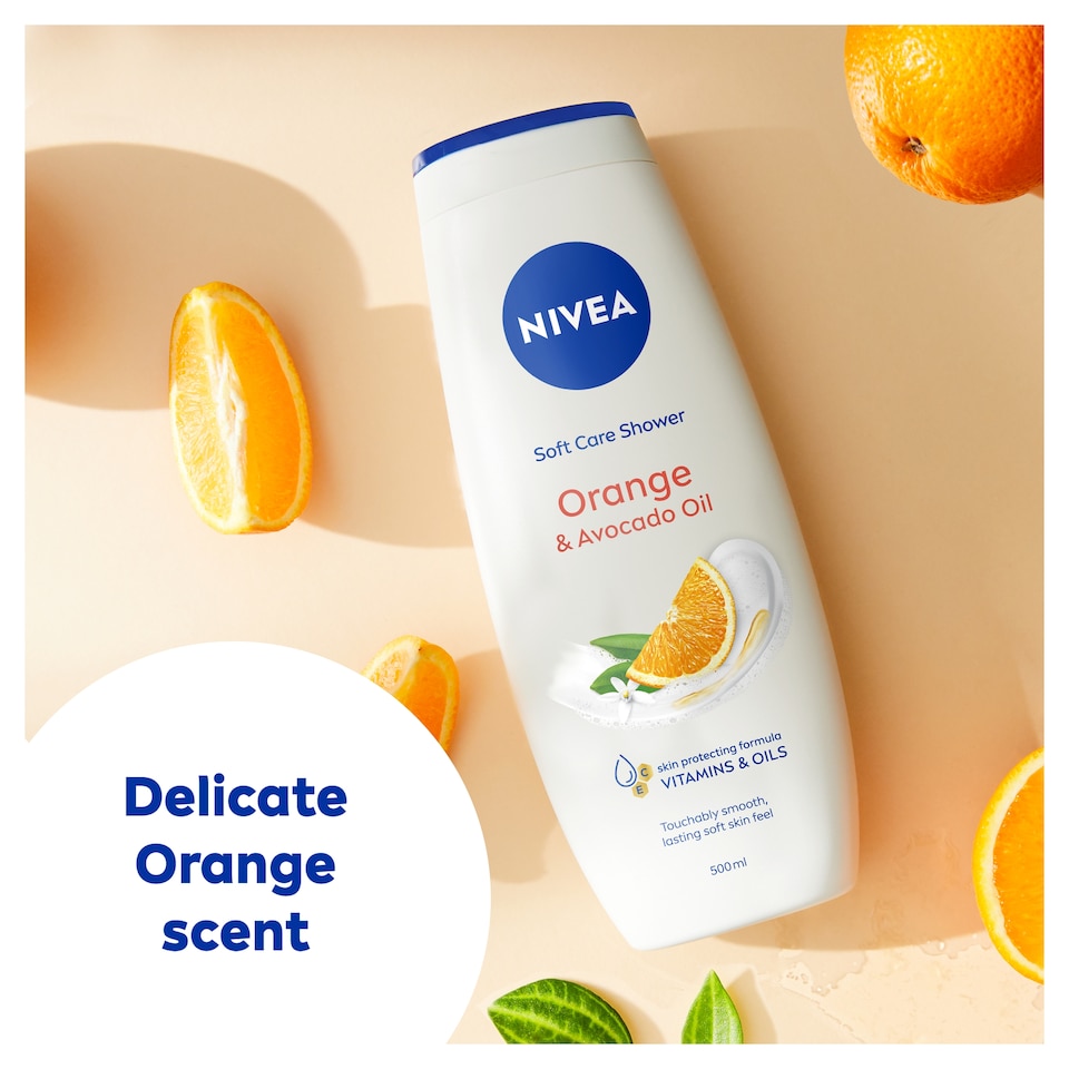 image 1 of Nivea Indulging Moisture Orange Shower 500Ml